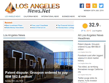 Tablet Screenshot of losangelesnews.net